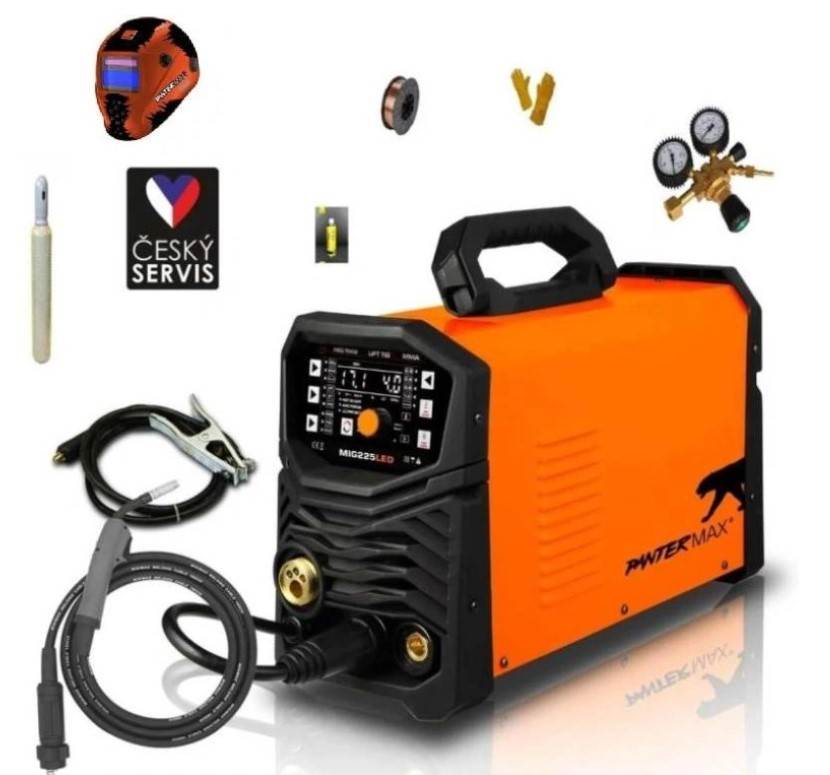 Svářečka CO2 225 LCD Synergy - SET "zapoj a svařuj"